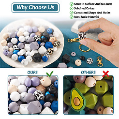 DIY Beaded Keychain Bracelet Making Kit&nbsp;DIY-TA0004-23