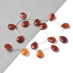 Natural Red Agate(Dyed & Heated) Beads Strands&nbsp;G-A259-A01-02