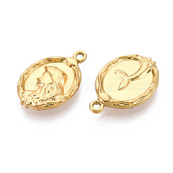 304 Stainless Steel Pendants&nbsp;STAS-T065-75G