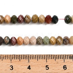 Natural Alashan Agate Beads Strands&nbsp;G-G277-B01-3x5mm