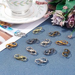 12Pcs 6 Color Alloy DIY Bags Adjustable Clasps Accessories&nbsp;FIND-WR0003-24
