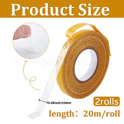 2 Rolls Cloth Adhesive Tape&nbsp;AJEW-GF0015-19