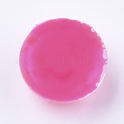 Glitter Translucent Resin Cabochons&nbsp;X-RESI-S364-43A-M