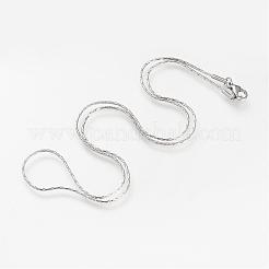 Non-Tarnish 304 Stainless Steel Necklaces&nbsp;STAS-S066-21
