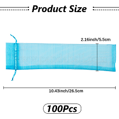 100Pcs Organza Drawstring Bags for Chinese Fan&nbsp;OP-GF0001-02A