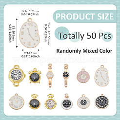 50 Pcs Alloy Enamel Pendants&nbsp;ENAM-TA0003-76