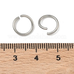 Non-Tarnish 304 Stainless Steel Open Jump Rings&nbsp;X-STAS-E066-08-10mm