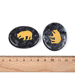 Natural Larvikite Cabochons&nbsp;G-T143-28C
