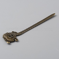 Alloy Dragon Hair Sticks&nbsp;LS-MRMJ-WH0077-102A-AB
