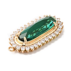 Brass with K9 Glass & Rhinestone Pendants&nbsp;KK-Q770-06G