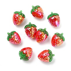 20Pcs 2 Colors UV Plating Transparent Acrylic Beads&nbsp;FIND-CJ0005-26