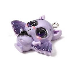Halloween Printed Opaque Resin Pendants&nbsp;RE-CBAD0A2-07C-P