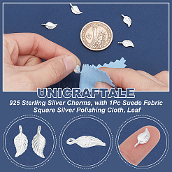 5Pcs 925 Sterling Silver Charms&nbsp;STER-UN0001-85A