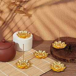90Pcs Zinc Alloy Lotus Incense Burner Holder&nbsp;AJEW-WA0001-31