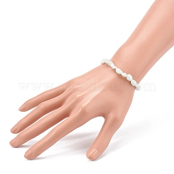 Natural Larimar Stretch Beaded Bracelets&nbsp;BJEW-JB05929-02