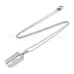 Non-Tarnish 201 Stainless Steel Pendants Necklaces&nbsp;NJEW-S105-JN721-45-1