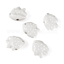 5Pcs Handmade Porcelain Beads&nbsp;PORC-TADJ0001-05J