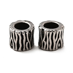 304 Stainless Steel European Beads&nbsp;STAS-B035-09AS