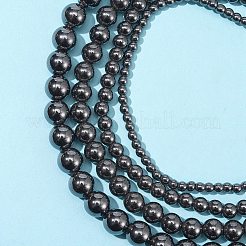4 Strands 4 Style Non-Magnetic Synthetic Hematite Beads Strands&nbsp;G-FS0002-29