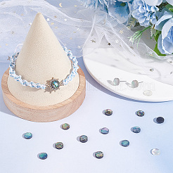 90Pcs 3 Colors Acrylic Imitation Shell Cabochons&nbsp;MACR-PH0001-65B