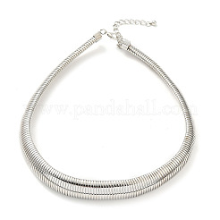 Iron Snake Chains Choker Necklaces&nbsp;LS-NJEW-P289-03B-P