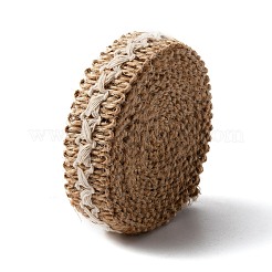 Braided Burlap Ribbon&nbsp;OCOR-WH0073-77
