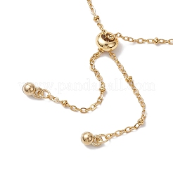 2Pcs 2 Colors 304 Stainless Steel Slider Bracelet Makings&nbsp;AJEW-JB01252