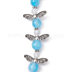 3 Strands 3 Colors DIY Resin Beaded Strands Set&nbsp;AJEW-JB01179-02