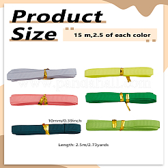 22.5M 6 Colors Grosgrain Ribbon&nbsp;OCOR-LP0002-61