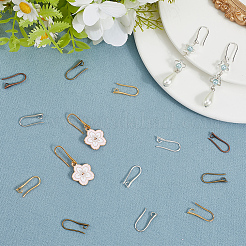 60Pcs 5 Colors Brass Earring Hooks for Earring Designs&nbsp;KK-SP0002-50