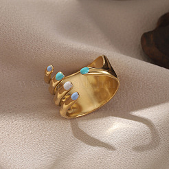 304 Stainless Steel Cuff Open Rings&nbsp;FS-WG5617C-01