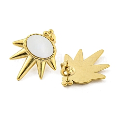 304 Stainless Steel Sun Stud Earrings&nbsp;EJEW-M233-17G