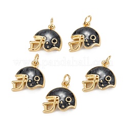 Brass Enamel Charms&nbsp;KK-C223-08G