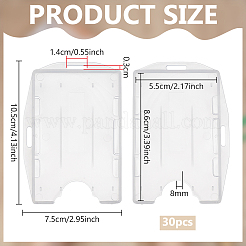 Plastic Name Card Holders&nbsp;AJEW-WH0709-284B