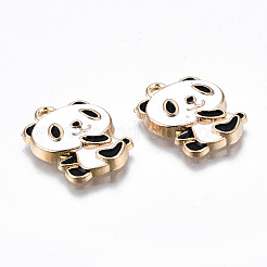 Eco-Friendly Alloy Enamel Pendants&nbsp;ENAM-Q437-011-NR