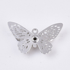 Brass Filigree Pendants&nbsp;KK-R082-07P