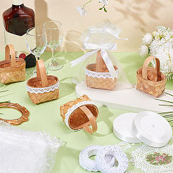 Bamboo Weaving Basket Mini Model&nbsp;AJEW-OC0015-96