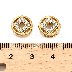 304 Stainless Steel Crystal Rhinestone Bead&nbsp;STAS-U047-32G