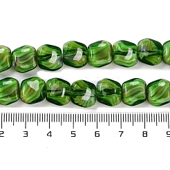 Handmade Milleflori Glass Beads Strands&nbsp;LAMP-M018-01A-05