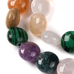 Natural & Synthetic Mixed Gemstone Beads Strands&nbsp;G-T047-A07-01