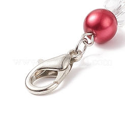Christmas Glass Beaded Pendant Decorations&nbsp;HJEW-JM00735
