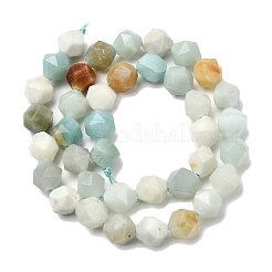 Natural Flower Amazonite Beads Strands&nbsp;G-Z119-A08-03