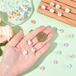 30Pcs 6 Colors Opaque Acrylic Beads&nbsp;FIND-YW0008-06
