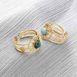 304 Stainless Steel Open Cuff Rings&nbsp;RJEW-A071-08G