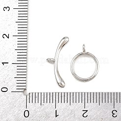 Ring Brass Toggle Clasps&nbsp;KK-G548-39P