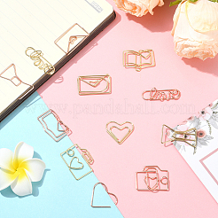 60Pcs 12 Styles Iron Paper Clips&nbsp;AJEW-SP0002-97
