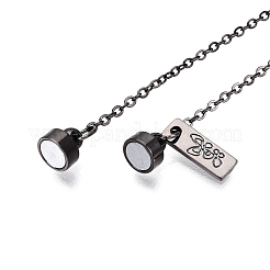Brass End with Chains&nbsp;KK-C066-05B