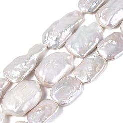 Natural Baroque Keshi Pearl Beads Strands&nbsp;PEAR-S020-D12