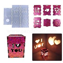 DIY Heart Pattern Lampshade Display Decoration Silicone Molds&nbsp;VALE-PW0001-087