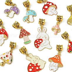 12Pcs Alloy Enamel Pendant&nbsp;PALLOY-FS00003